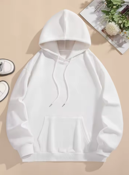 Hoodie with Printed Back