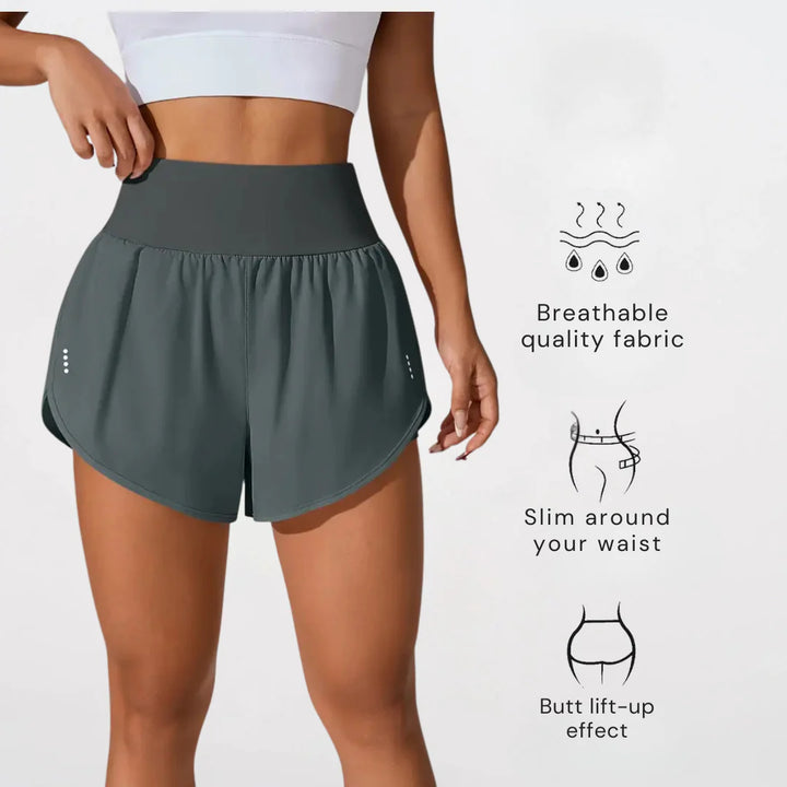 Running Shorts for Women | High-Waist Sports Shorts