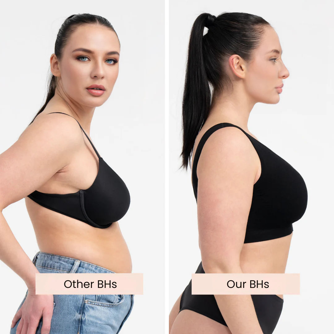 Plus Size Sports Bra with Front Zipper for Women