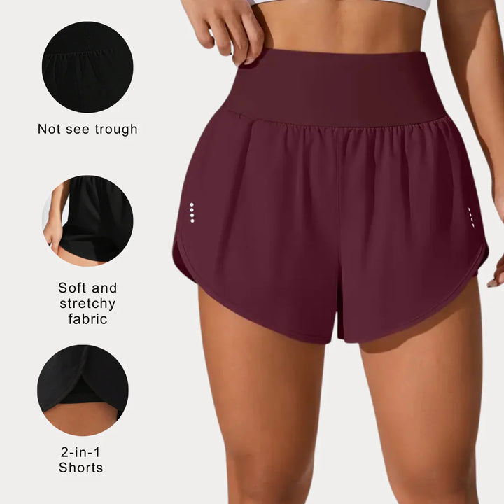 Running Shorts for Women | High-Waist Sports Shorts