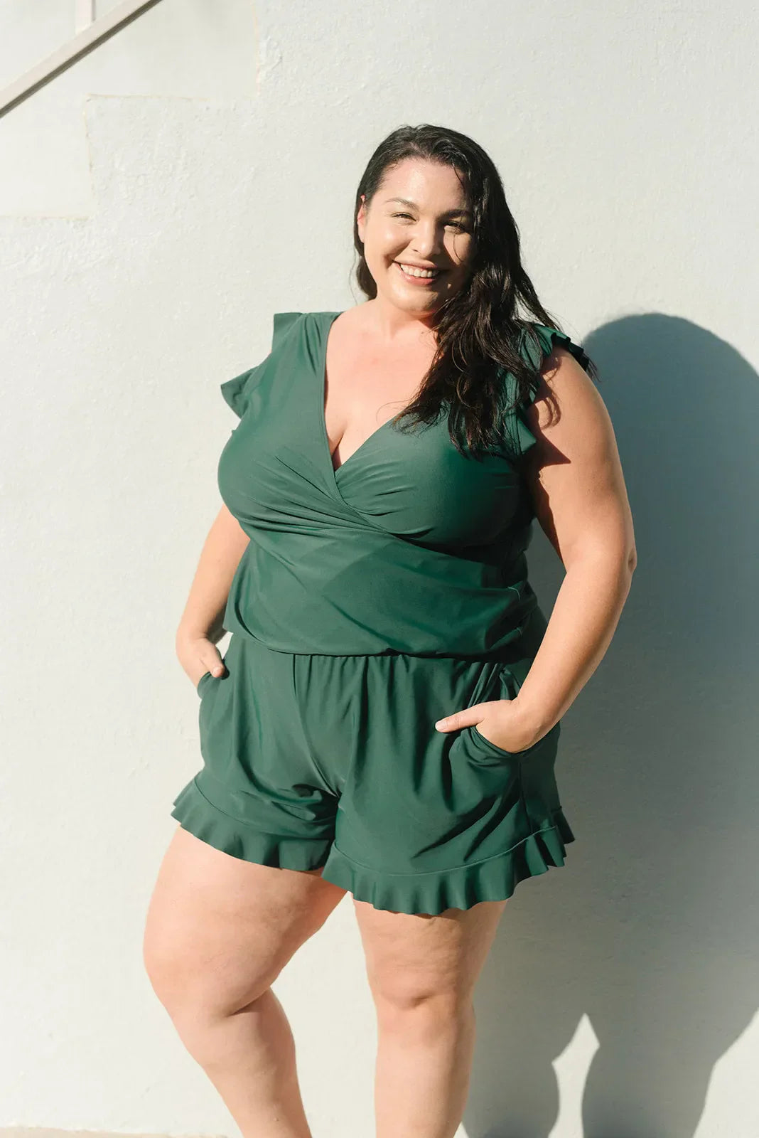 Abigail - Plus Size Swimsuit with Tummy Coverage