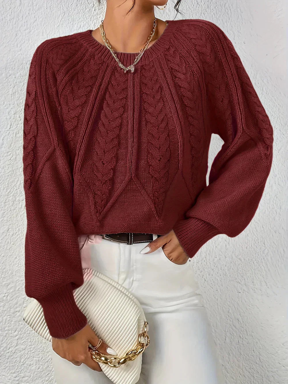 Mia - Elegant Knit Sweater