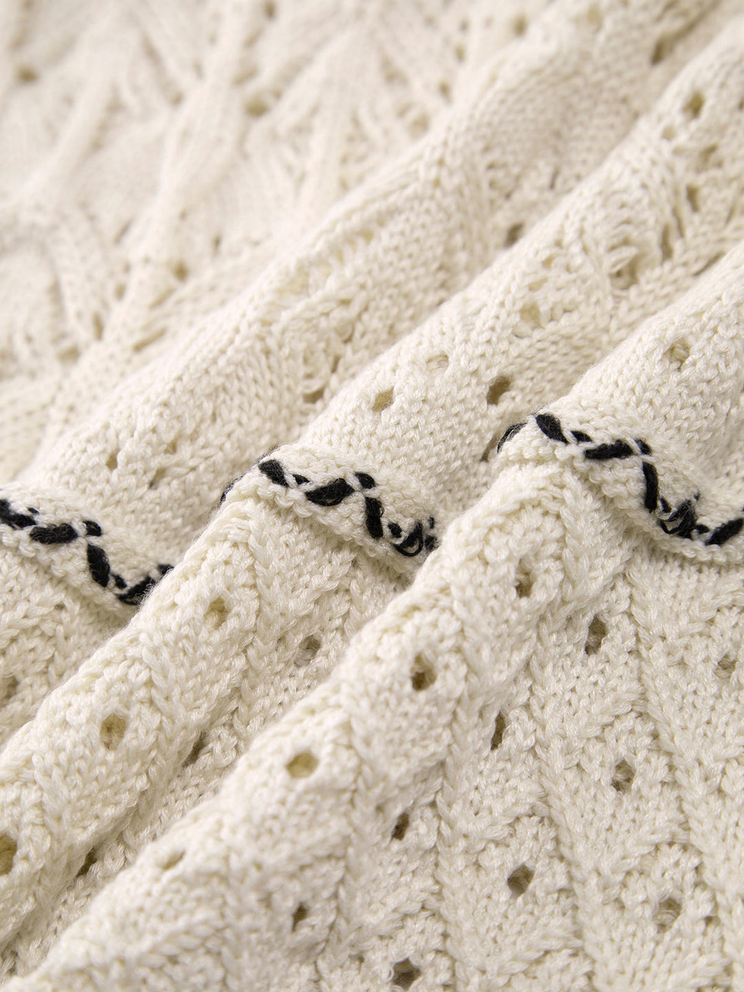 Crochet Maxi Dress with Spaghetti Straps and Scalloped Trims