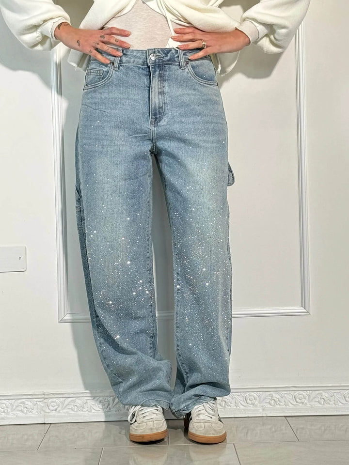 Maelin - Sparkling Diamond Jeans