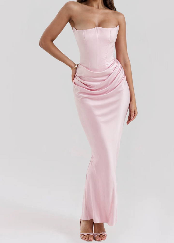 Teagan - Strapless Elegant Maxi Dress
