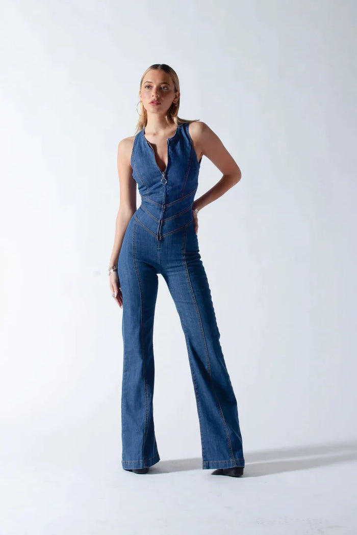 Sephira - Denim Jumpsuit