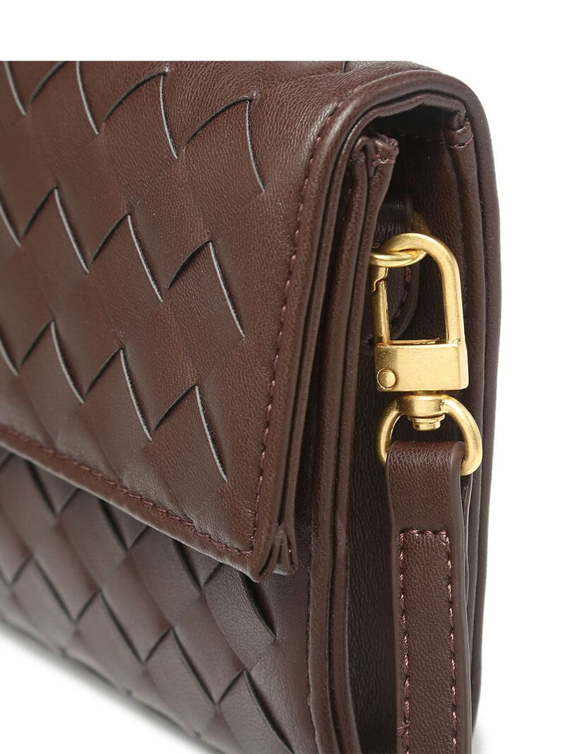 Luxe Intrigue Woven Shoulder Bag