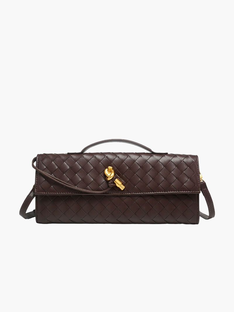 Luxe Intrigue Woven Shoulder Bag