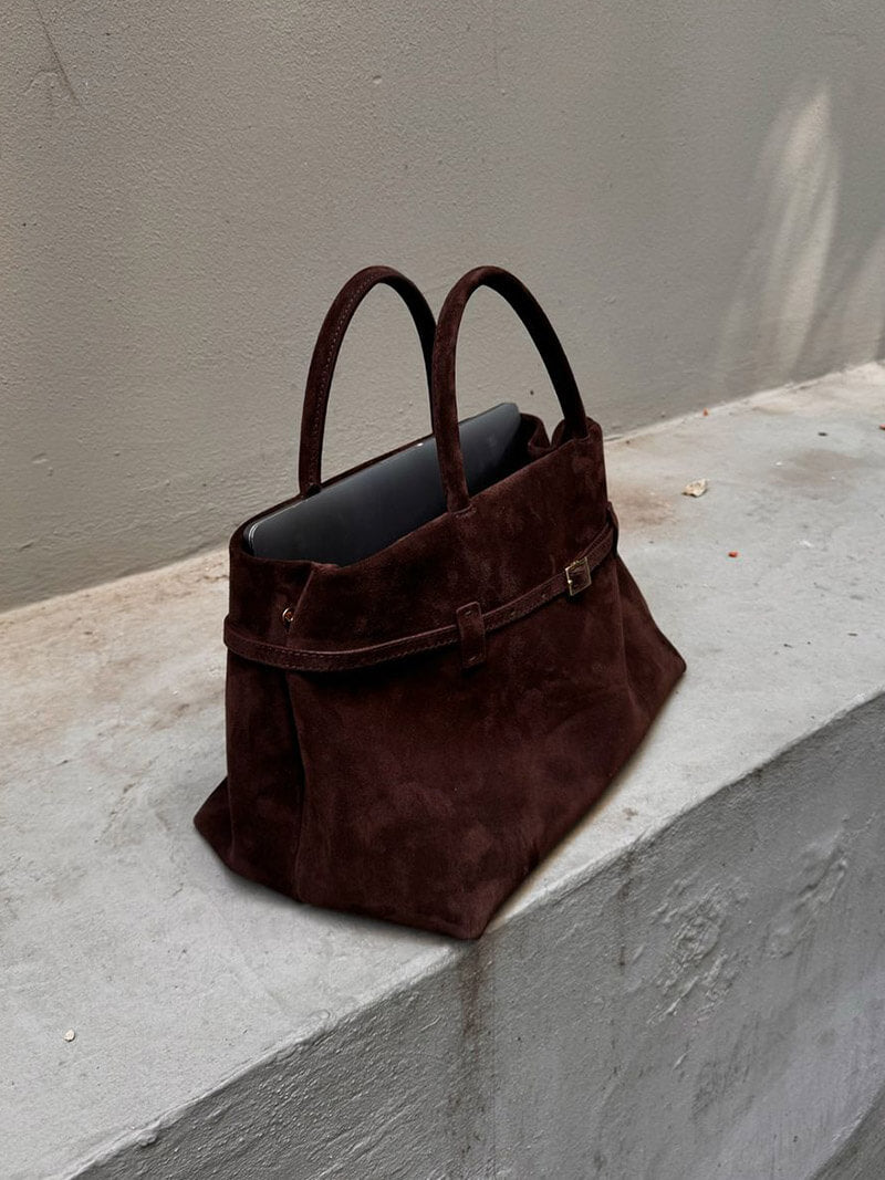 Sophisticated Grace Suede Handbag