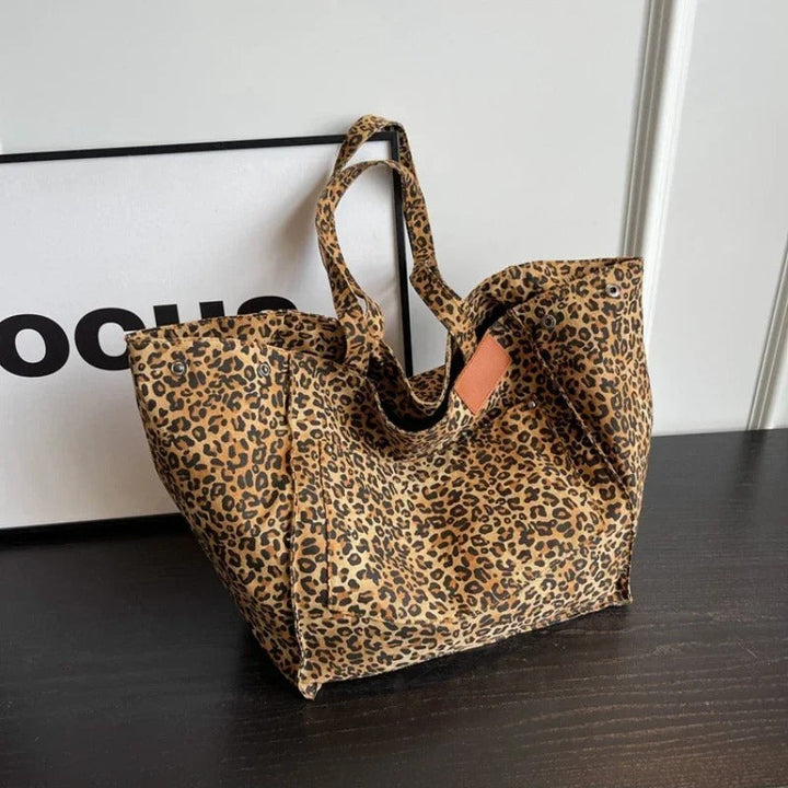 Wild Elegance Leopard Tote Bag