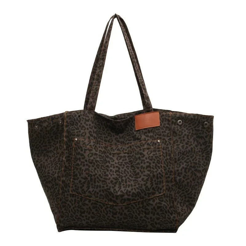 Wild Elegance Leopard Tote Bag