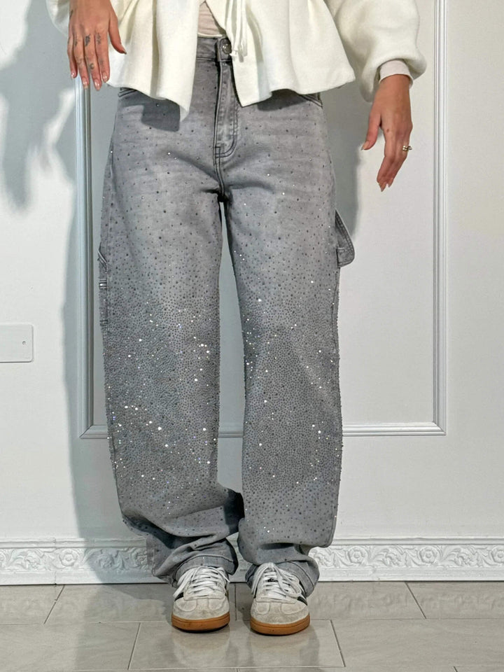 Maelin - Sparkling Diamond Jeans