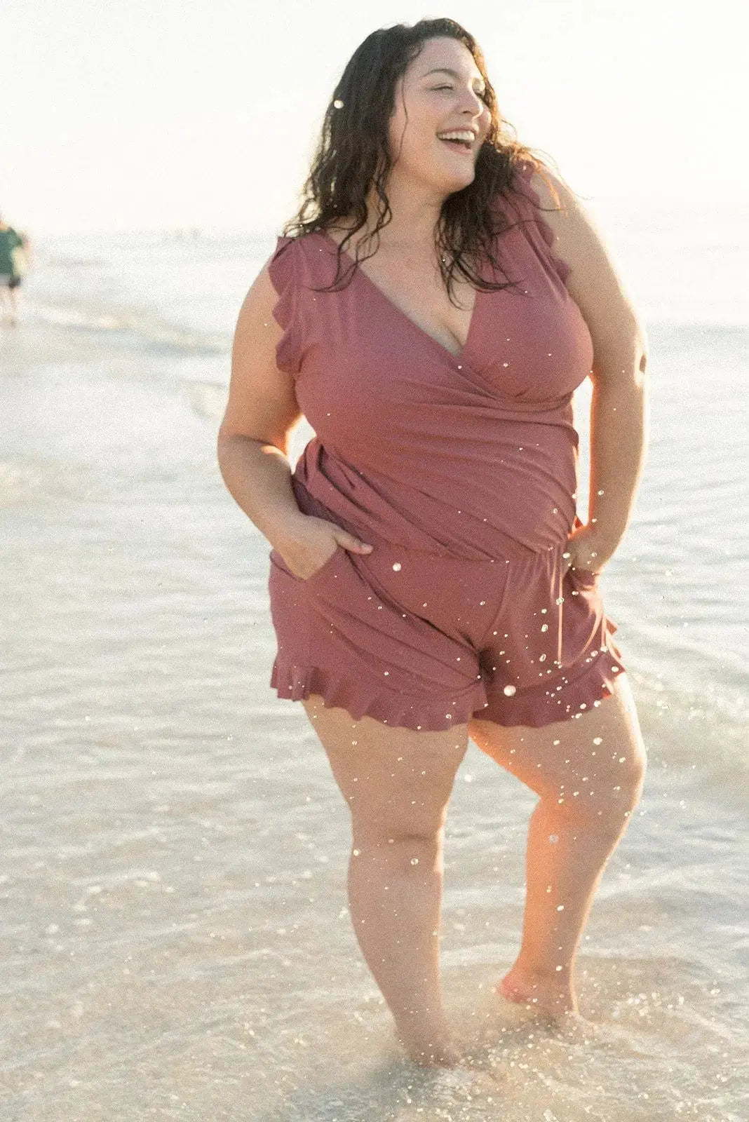 Abigail - Plus Size Swimsuit with Tummy Coverage