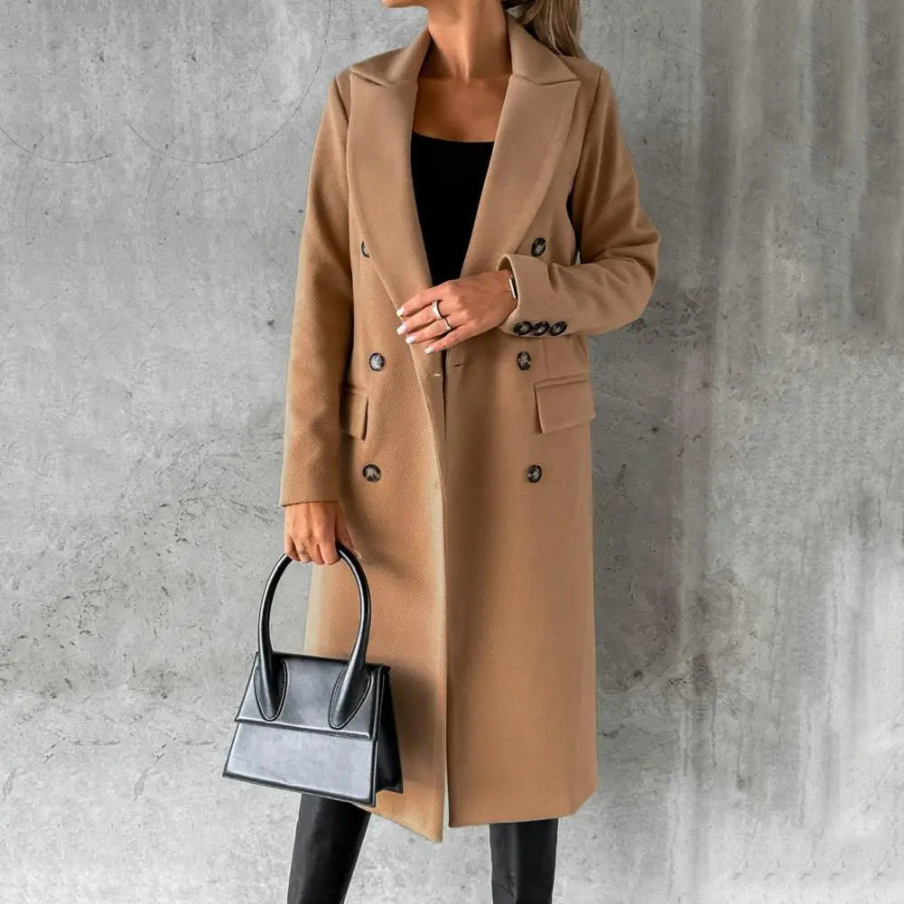 Mia - Elegant Wool Trenchcoat