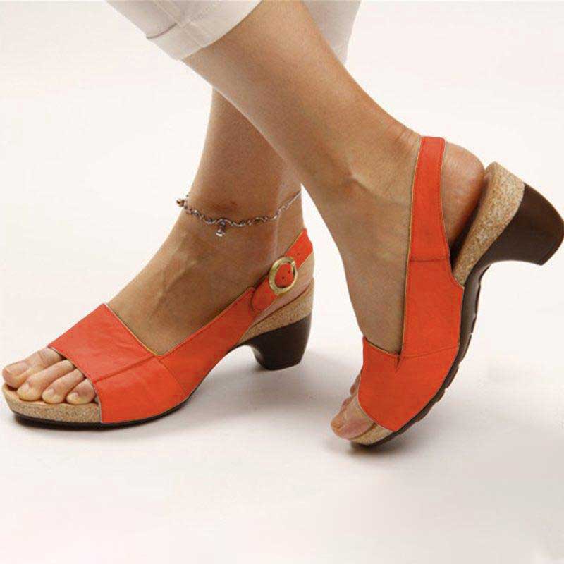 Shalin | Women's Orthopedic Sandals with Heels for Comfort & Style