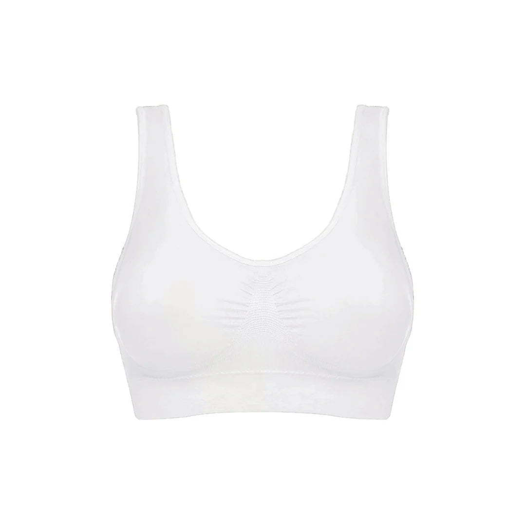 Sports Bra with Elastic Underband for Women | Push-Up