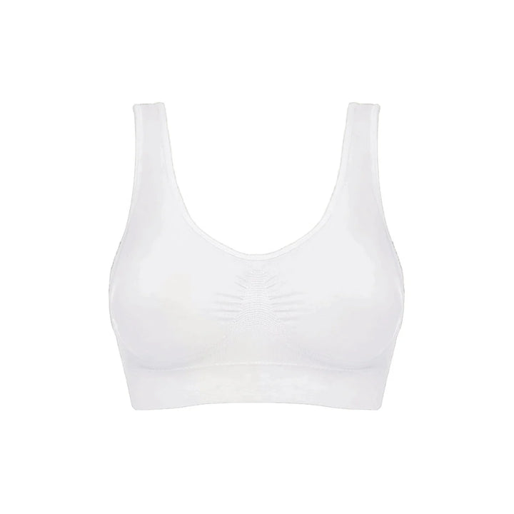 Sports Bra with Elastic Underband for Women | Push-Up