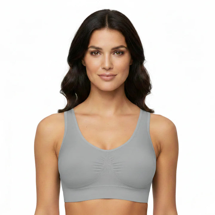 Sports Bra with Elastic Underband for Women | Push-Up