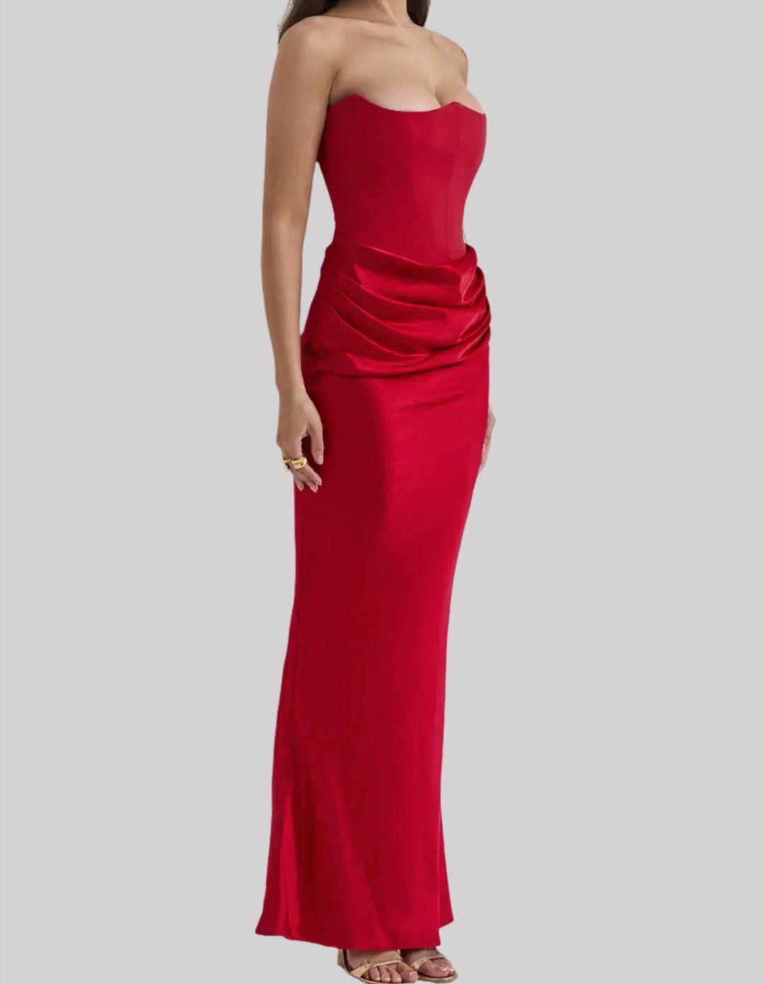 Teagan - Strapless Elegant Maxi Dress