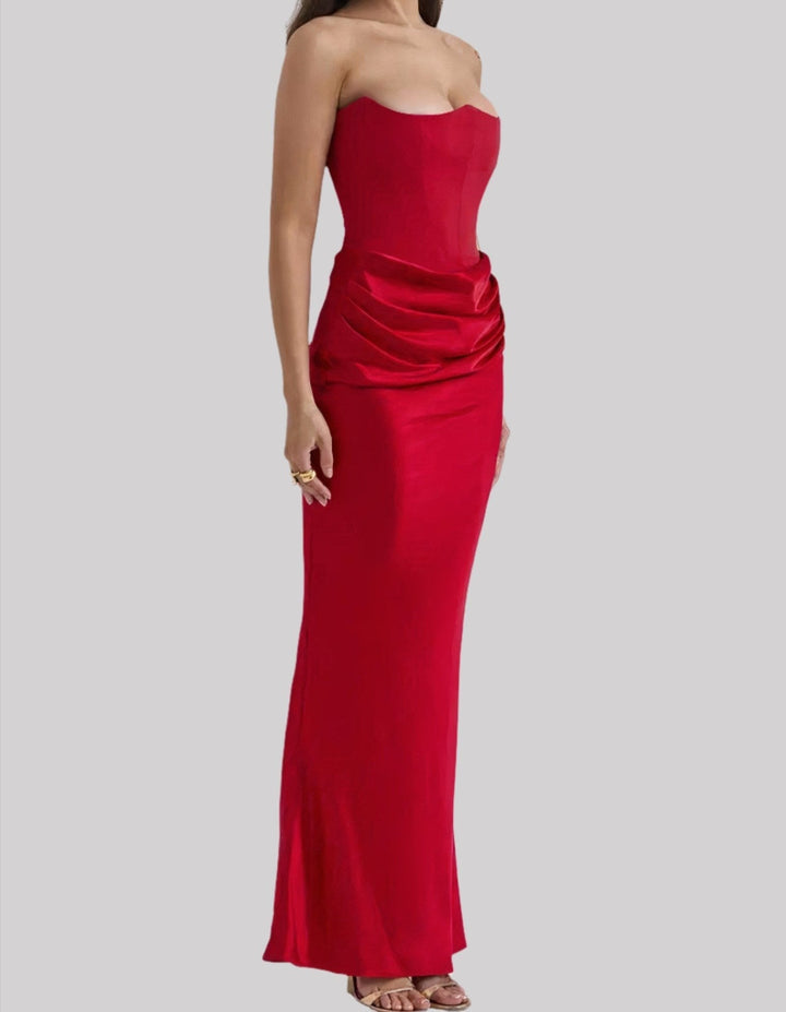 Teagan - Strapless Elegant Maxi Dress