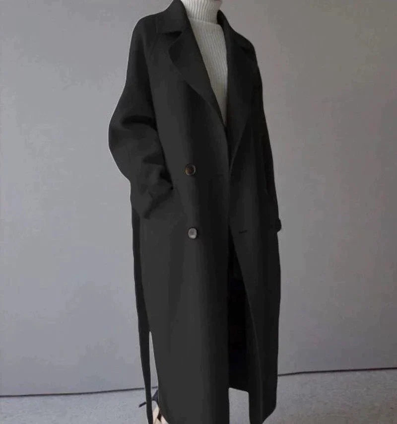 Penelope - Longline Wool Coat