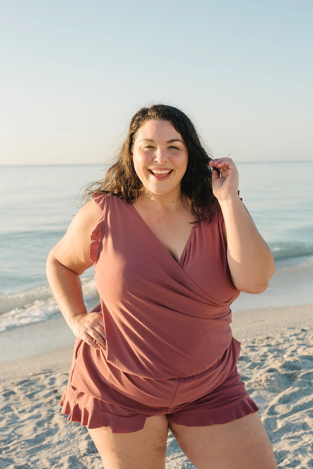 Abigail - Plus Size Swimsuit with Tummy Coverage