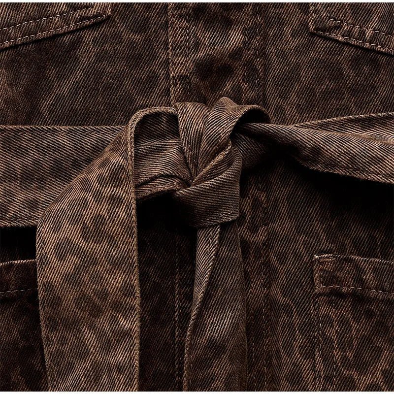 Tahlia – Belted Leopard Print Jacket
