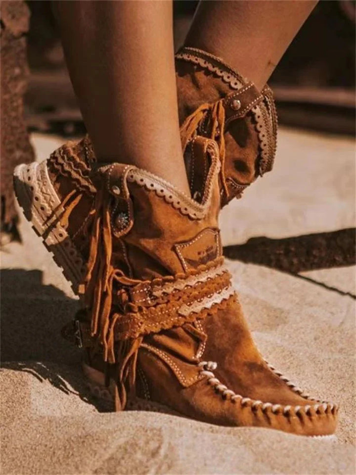 Evara - Boho Ankle Boots