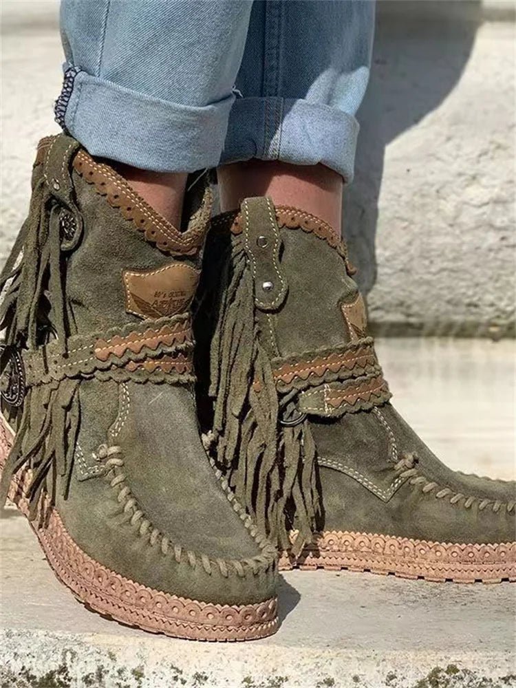 Evara - Boho Ankle Boots