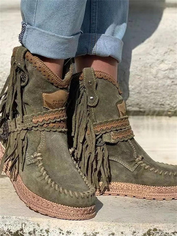 Evara - Boho Ankle Boots
