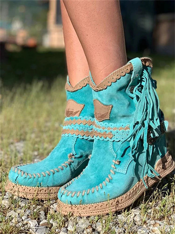 Evara - Boho Ankle Boots