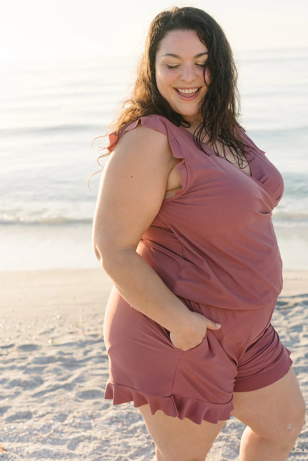 Abigail - Plus Size Swimsuit with Tummy Coverage