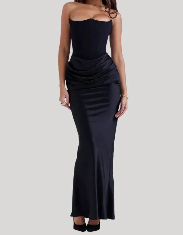 Teagan - Strapless Elegant Maxi Dress