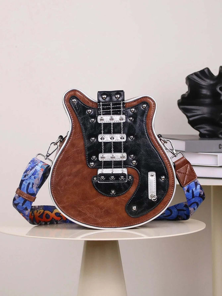 Freya - Retro Guitar Crossbody Bag