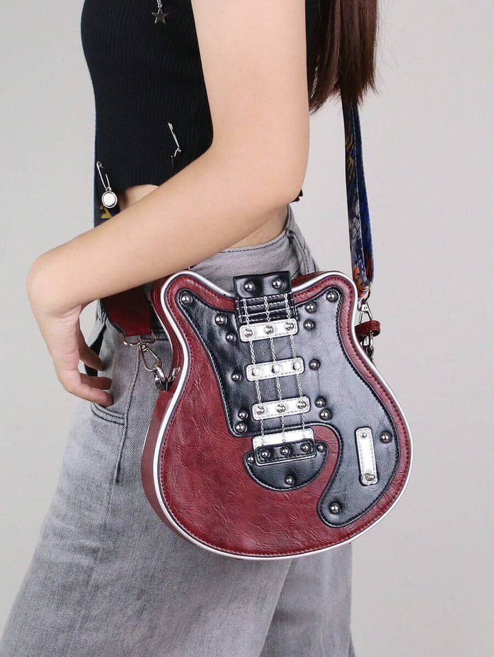 Freya - Retro Guitar Crossbody Bag