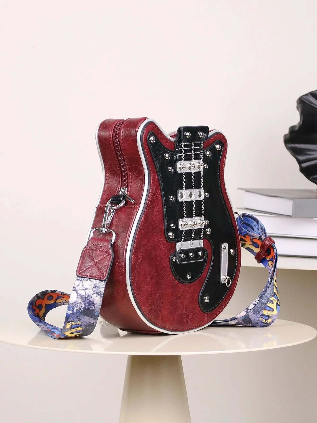 Freya - Retro Guitar Crossbody Bag