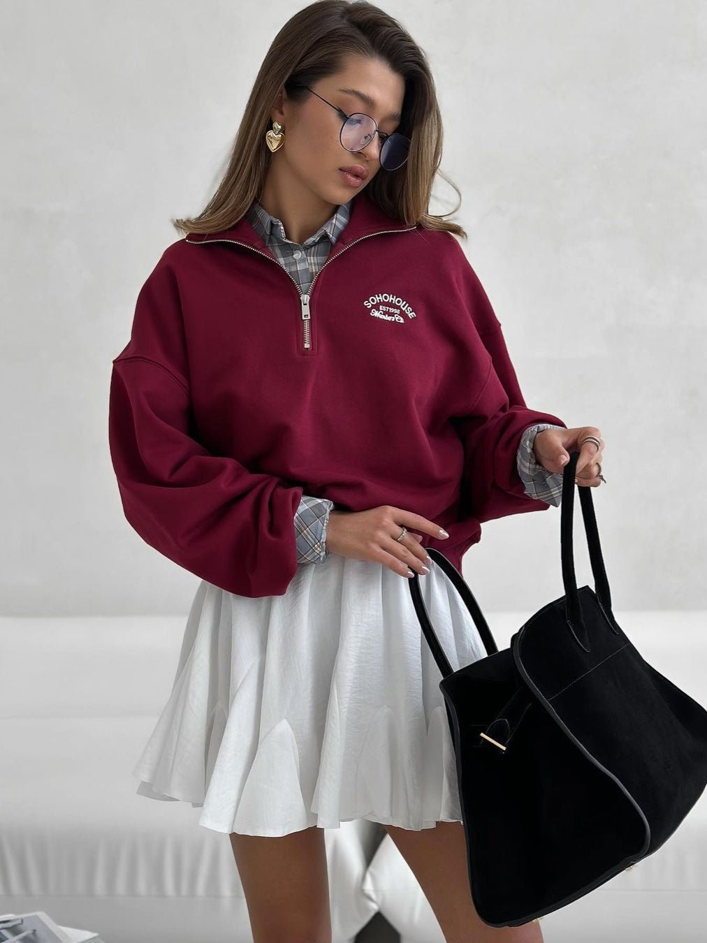 Poppy - Half-Zip Sweatshirt