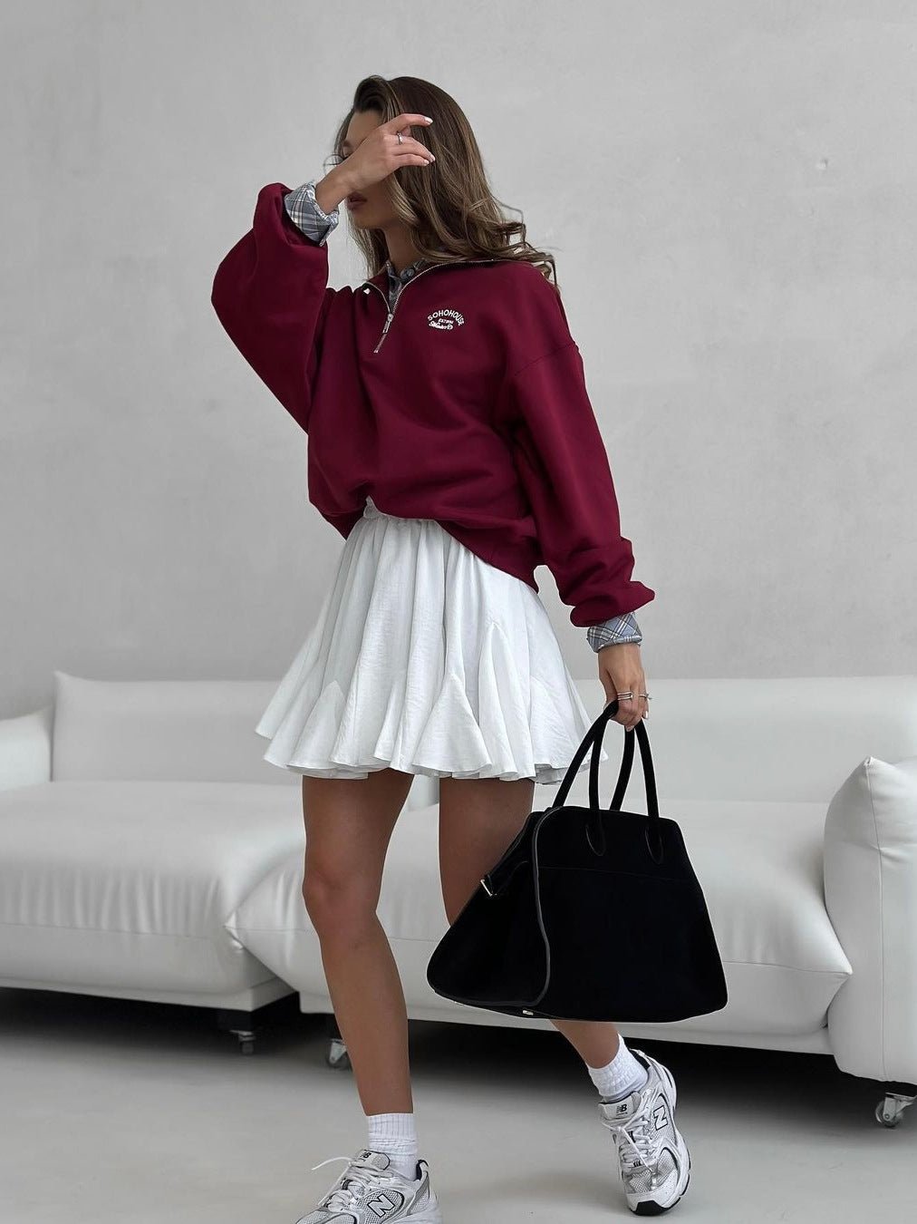 Poppy - Half-Zip Sweatshirt