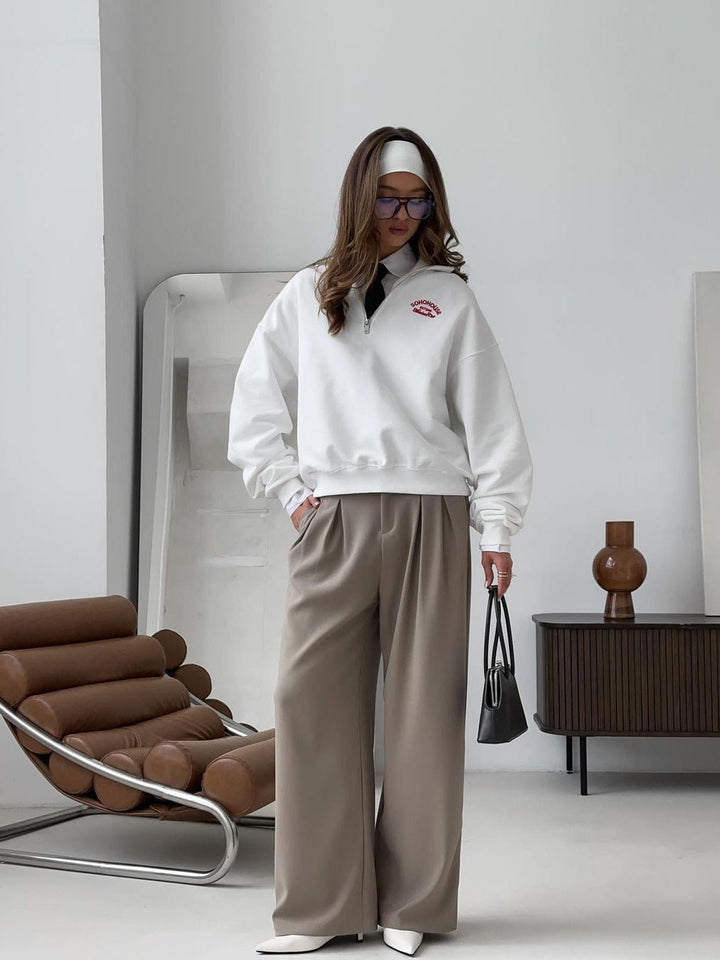 Poppy - Half-Zip Sweatshirt