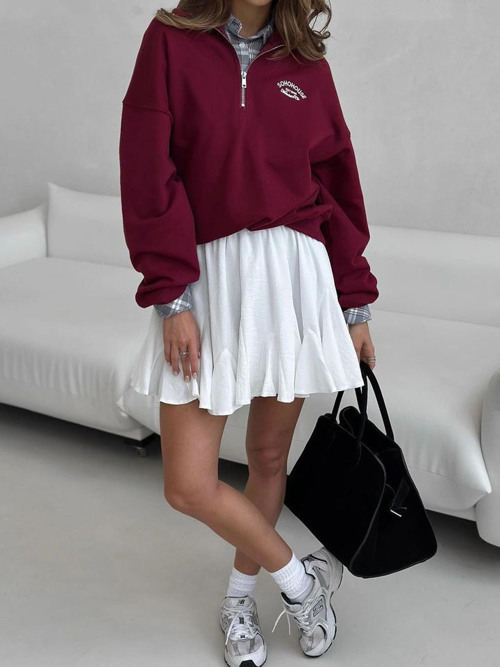 Poppy - Half-Zip Sweatshirt