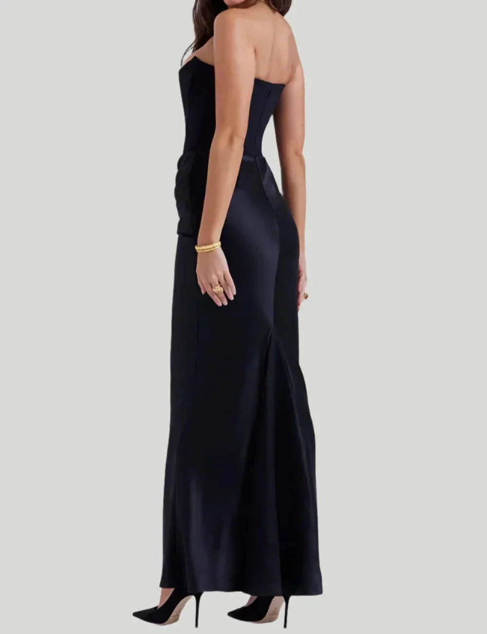 Teagan - Strapless Elegant Maxi Dress