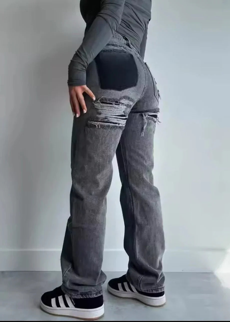 Maya - Vintage Ripped Jeans for Women