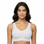 Sports Bra with Elastic Underband for Women | Push-Up